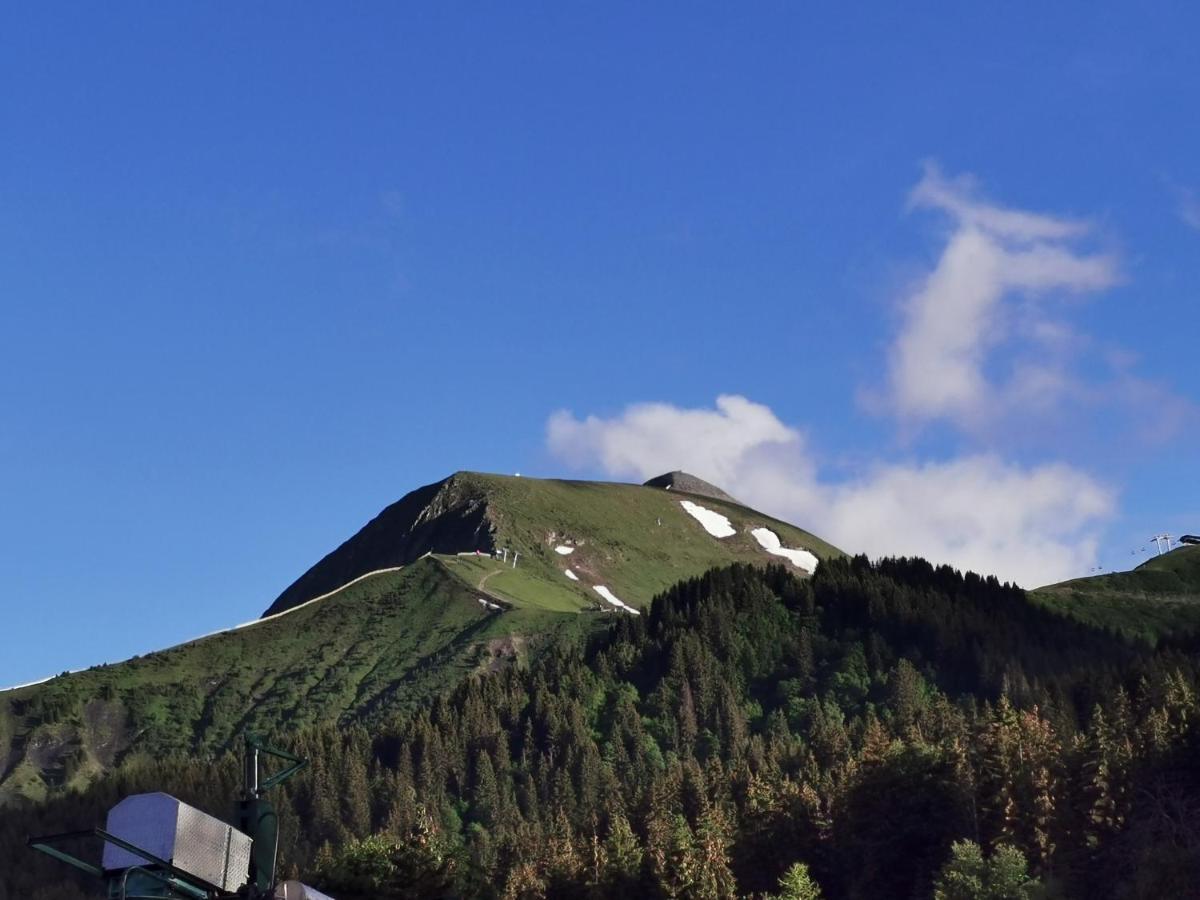 サン・ジェルヴェ・レ・バンDuo Des Alpages Vue Exceptionnelle Sur Le Mont Blcアパートメント エクステリア 写真