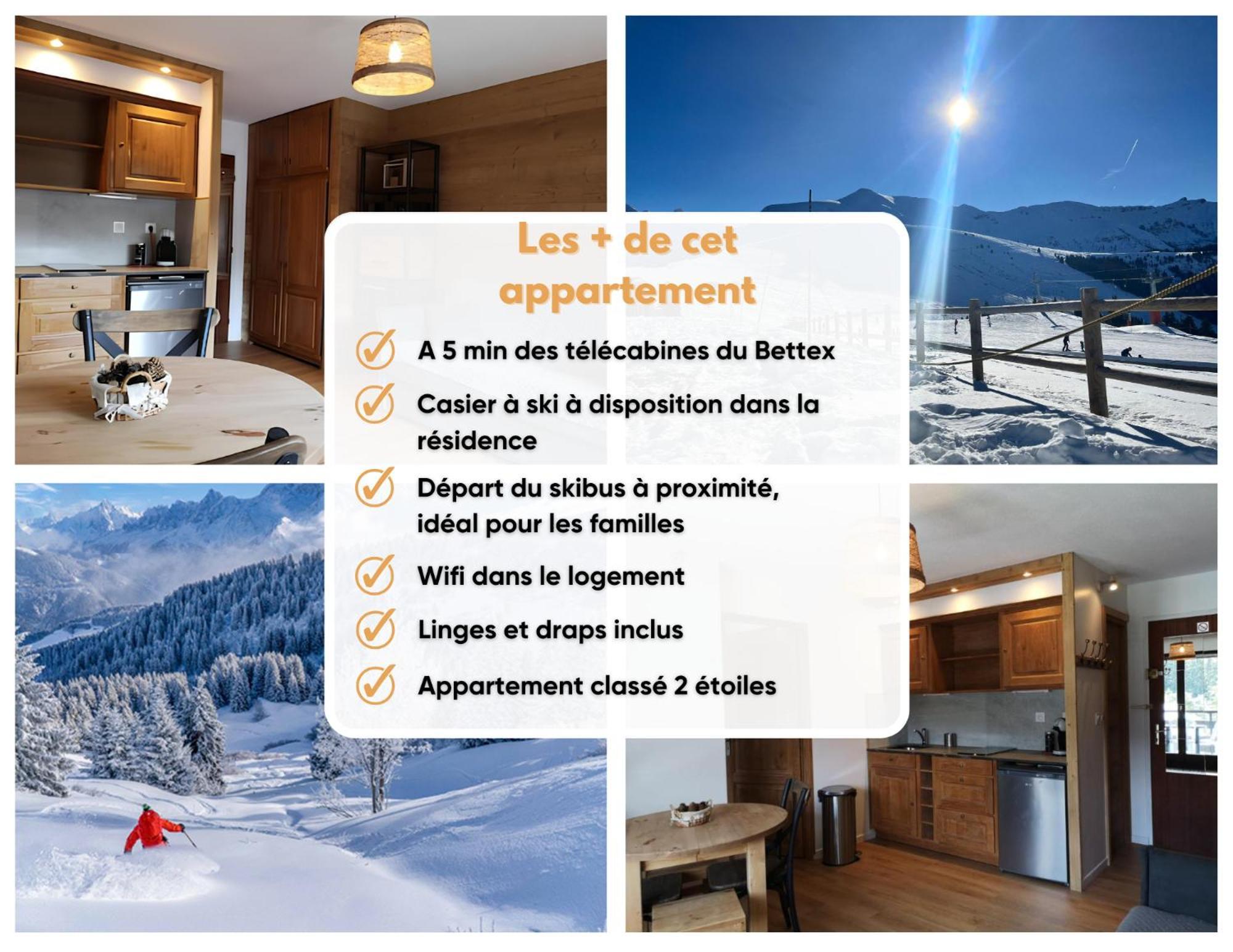 サン・ジェルヴェ・レ・バンDuo Des Alpages Vue Exceptionnelle Sur Le Mont Blcアパートメント エクステリア 写真